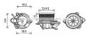 PRASCO CN8506 Electric Motor, interior blower